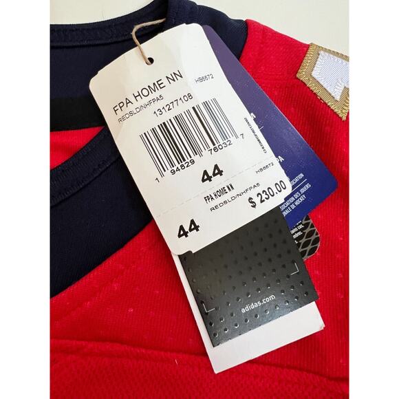 Adidas Florida Panthers Jonathan Huberdeau Jersey HB6672 Men's Size 44 - Picture 3 of 11